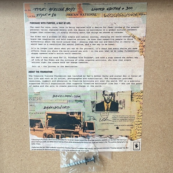 Dan Eldon limited edition art - Picture 2 of 5